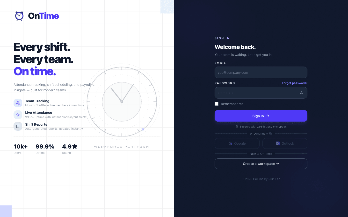 OnTime — automated time tracking and billing for businesses
